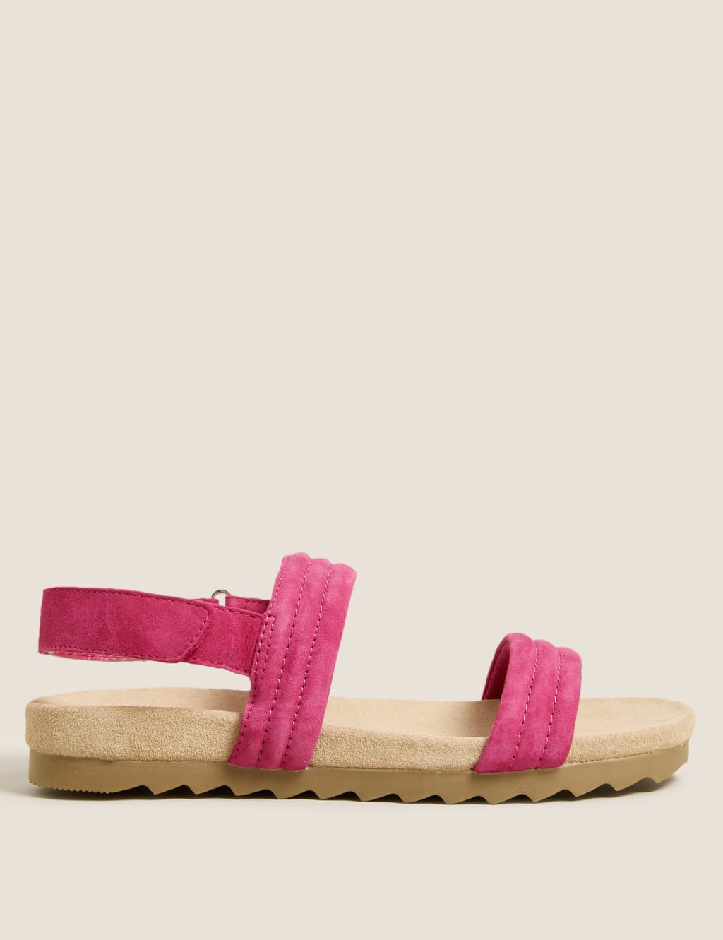 Suede Flat Sandals 5 of 5