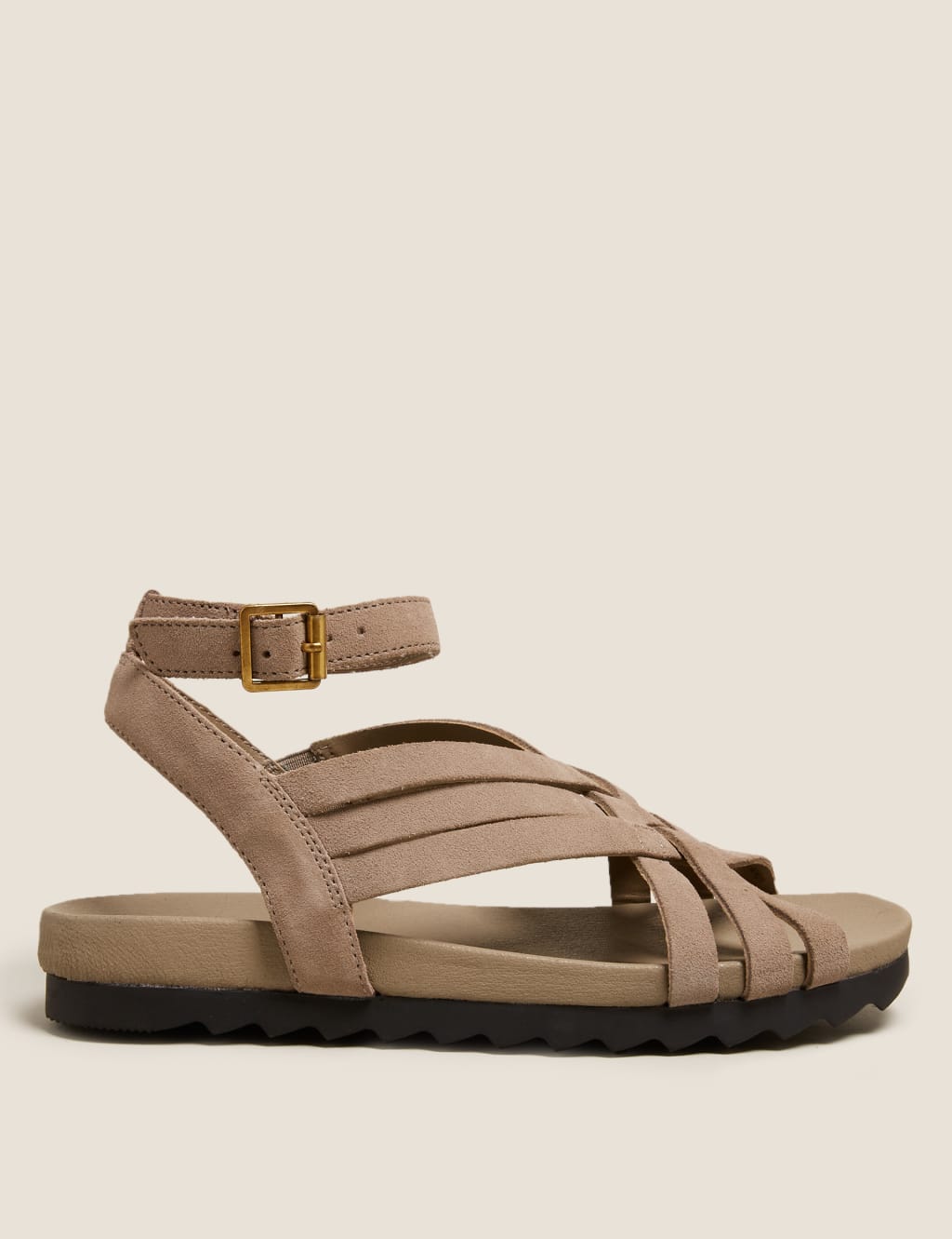 Suede Strappy Flat Gladiator Sandals 4 of 4