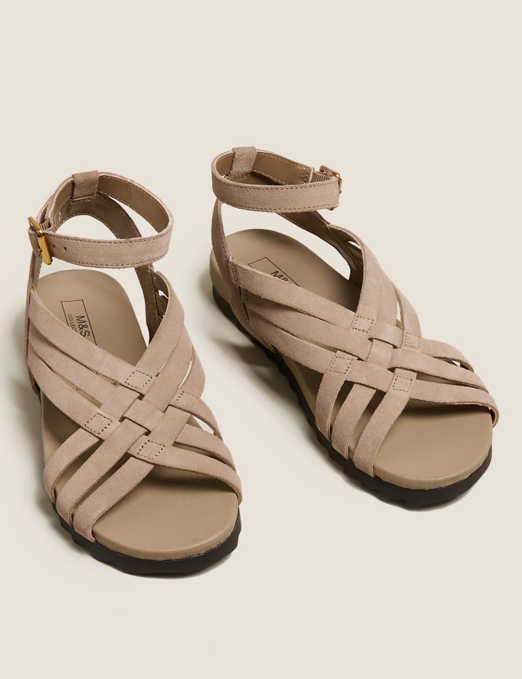 Suede gladiator sandals on sale