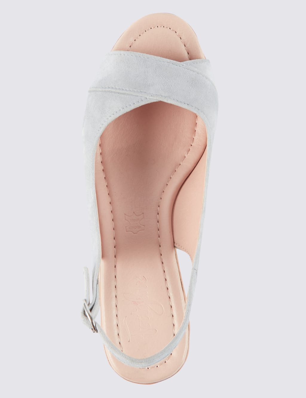 Suede Sling Wedge Sandals with Stain Away™ 4 of 5