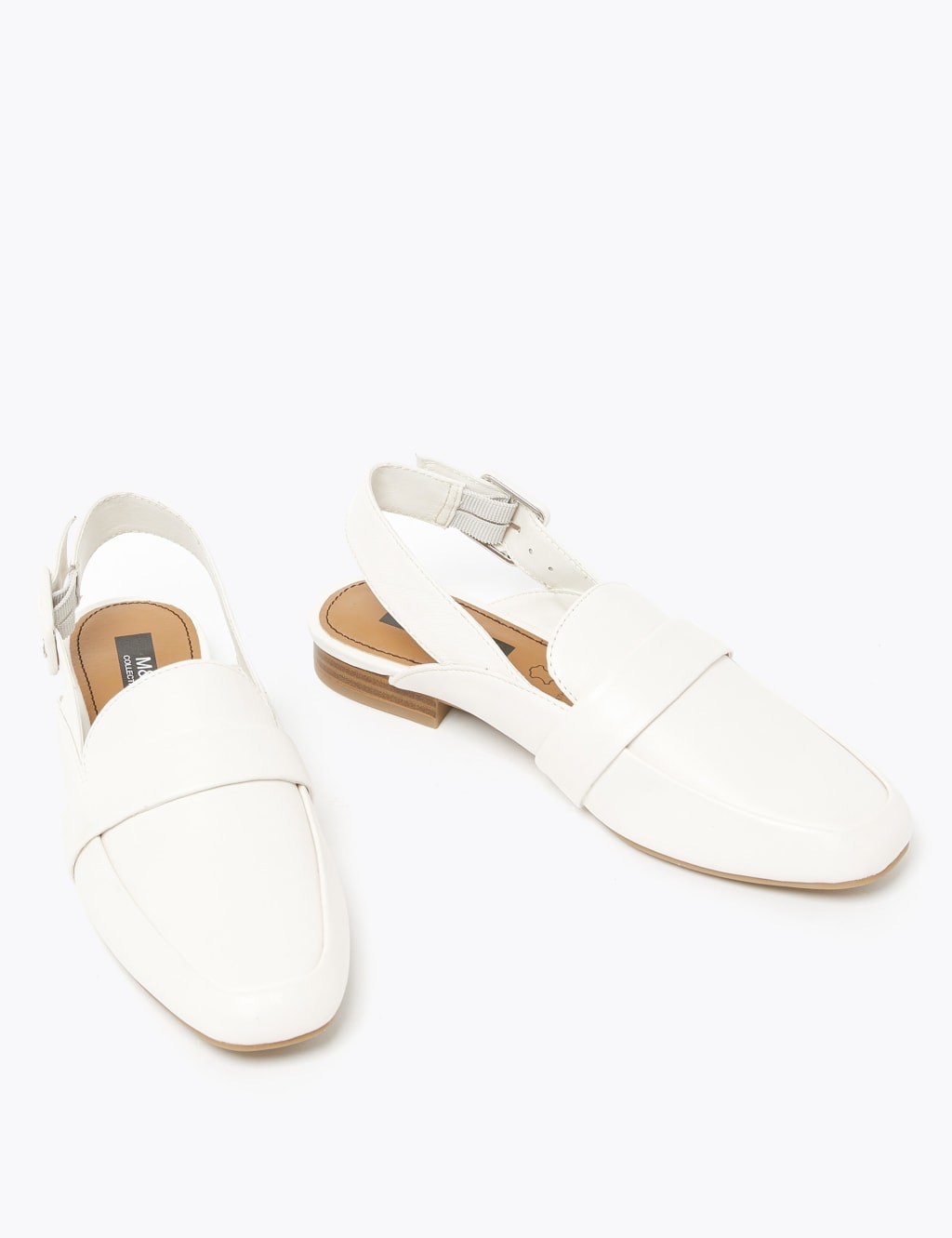 Leather Slingback Loafers 3 of 5