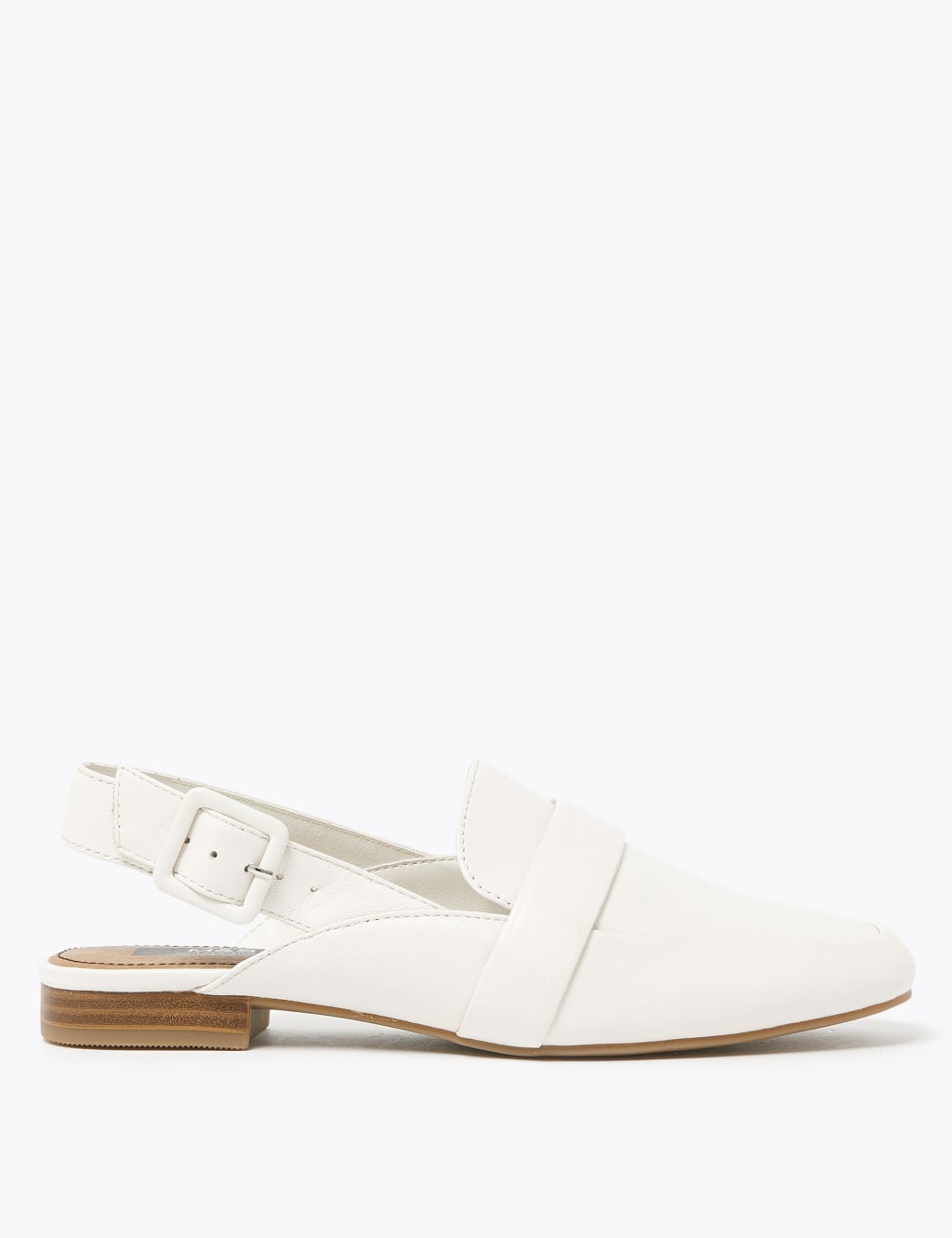 Leather Slingback Loafers 2 of 5