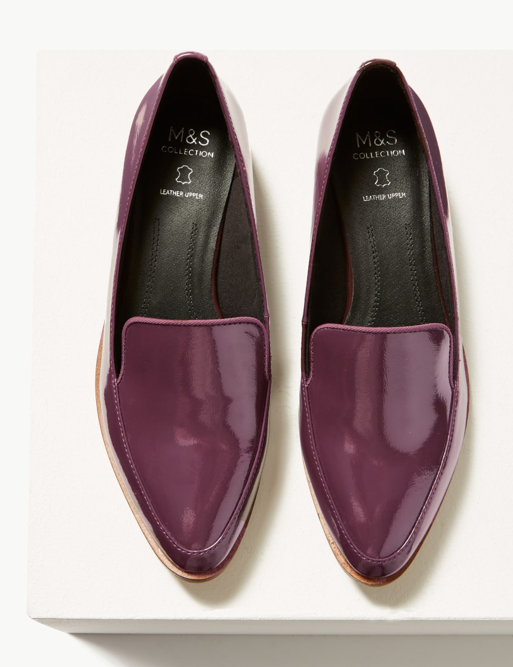 Leather Patent Loafers 4 of 6