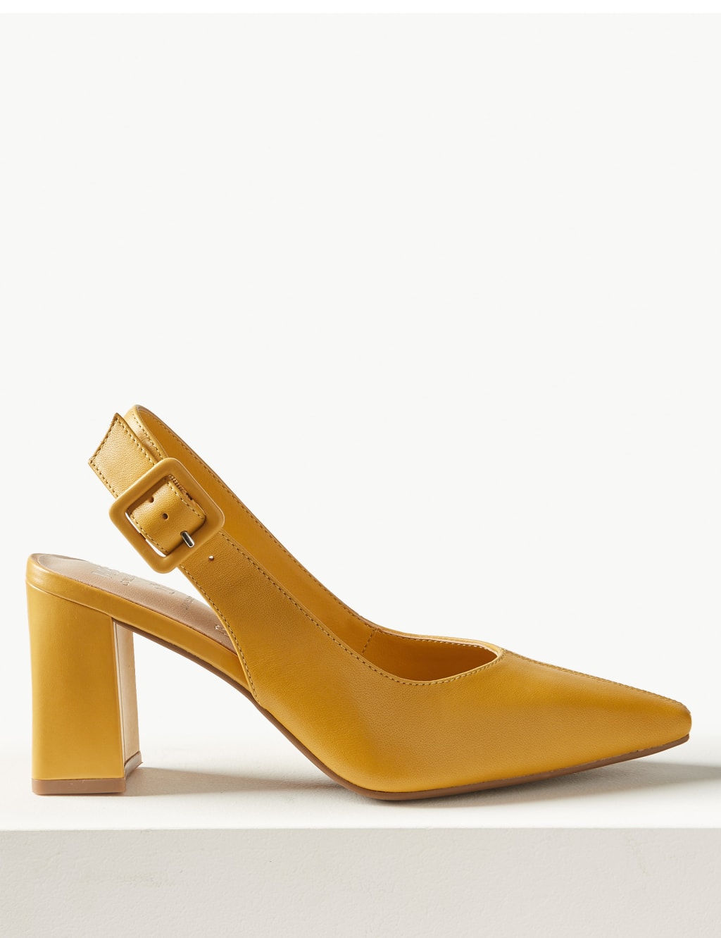 Leather Slingback Shoes M S Collection M S