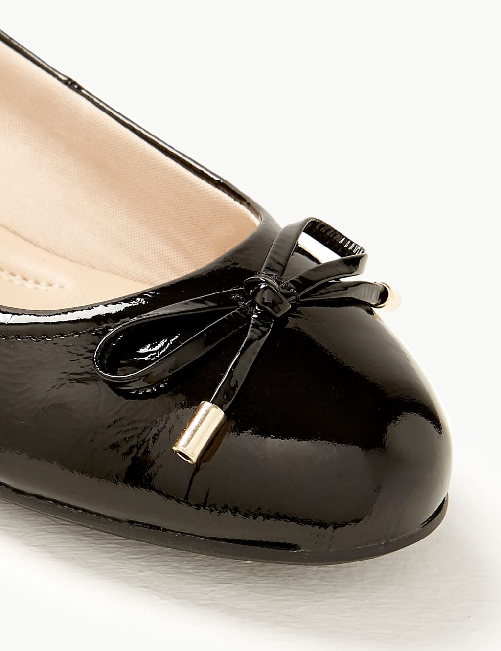 Leather Bow Pumps 4 of 5
