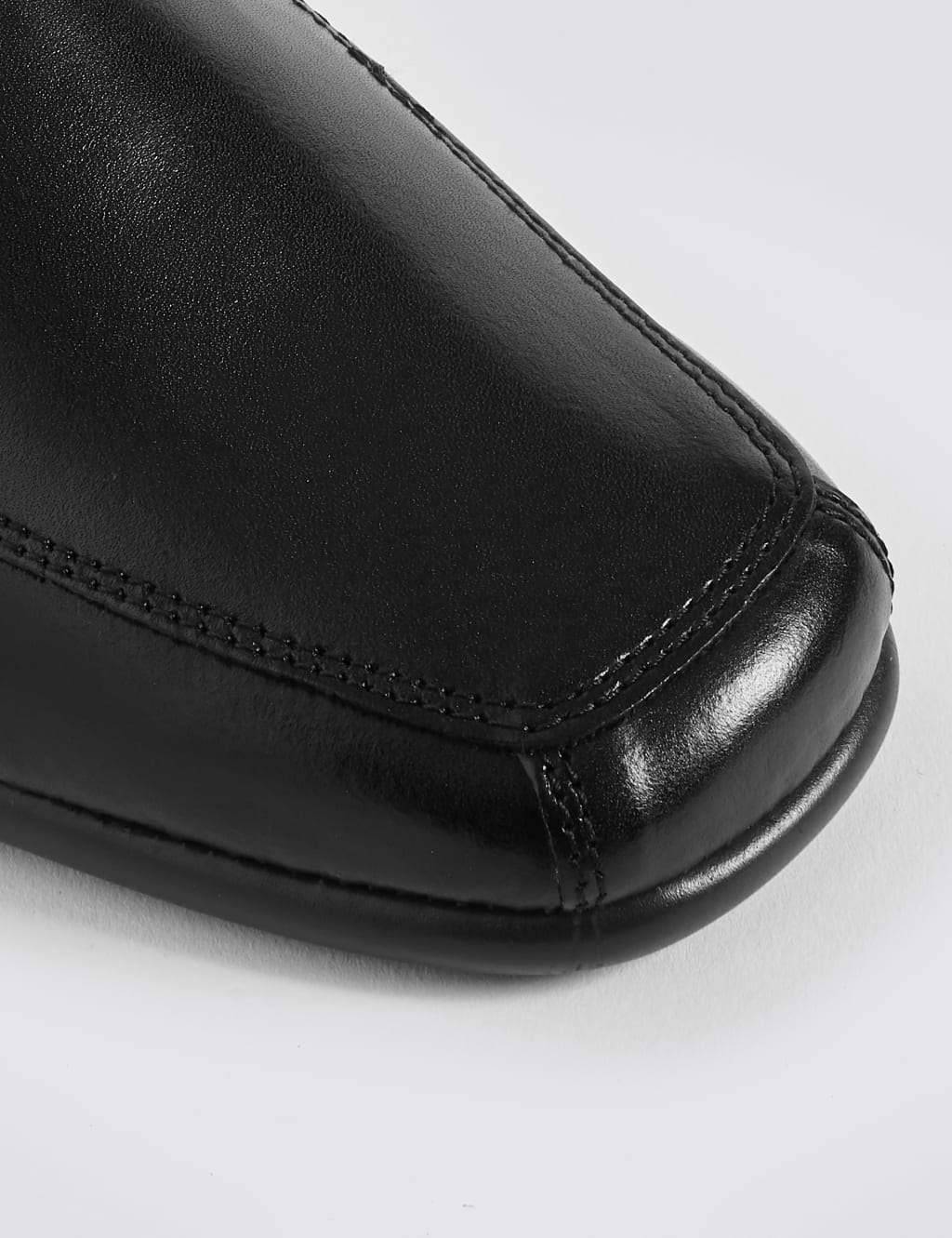 Leather Wedge Heel Loafers 6 of 6