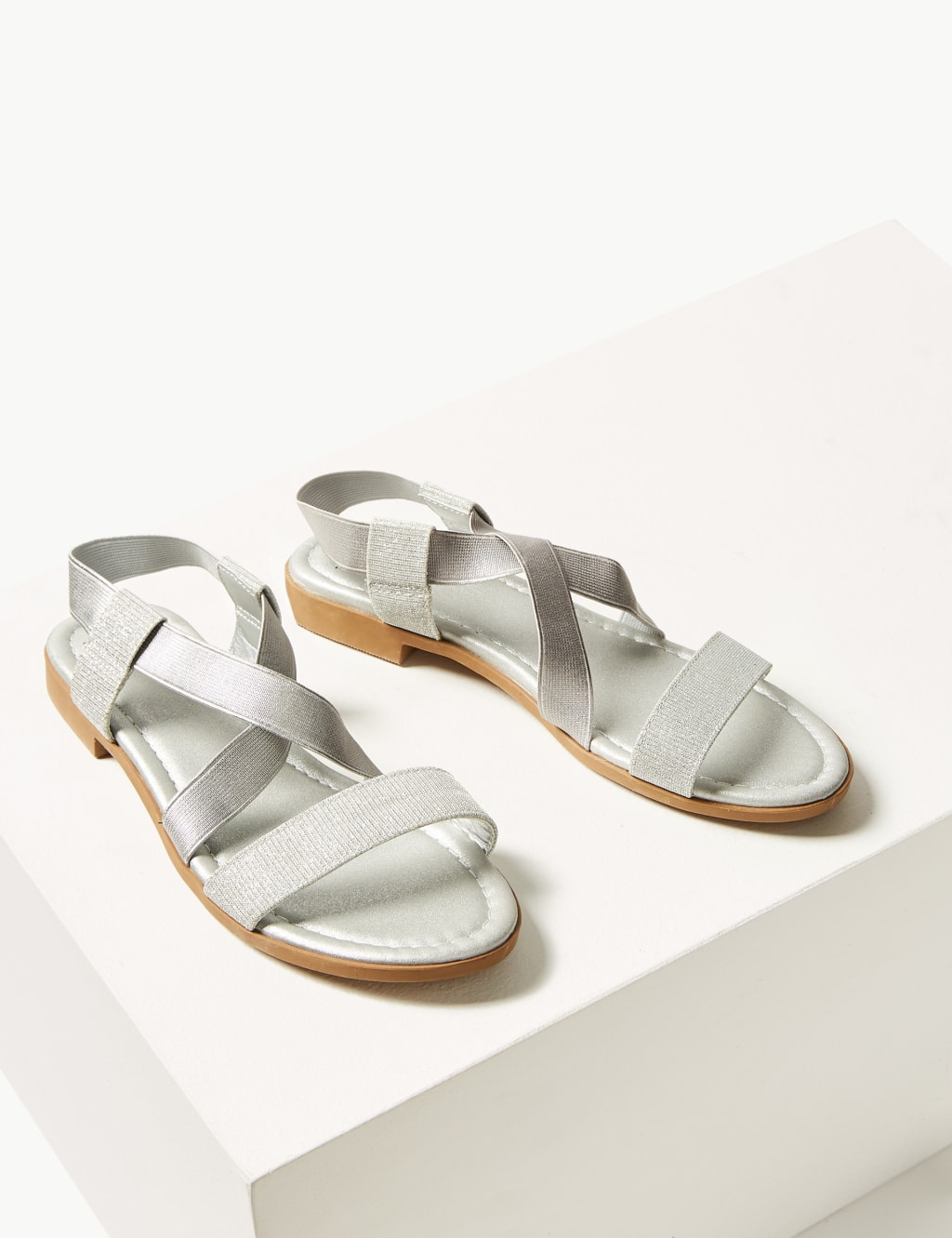 M and s silver sandals shop