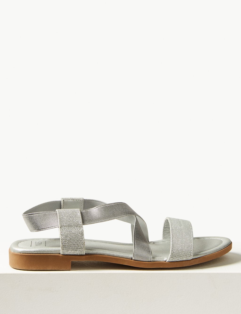 Marks and spencer silver sandals outlet