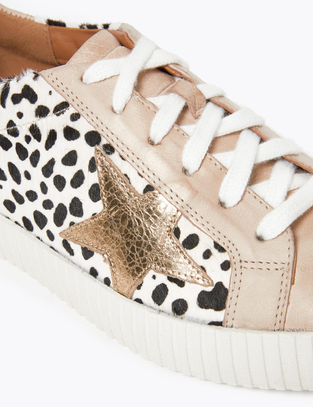 M&s leopard print trainers on sale