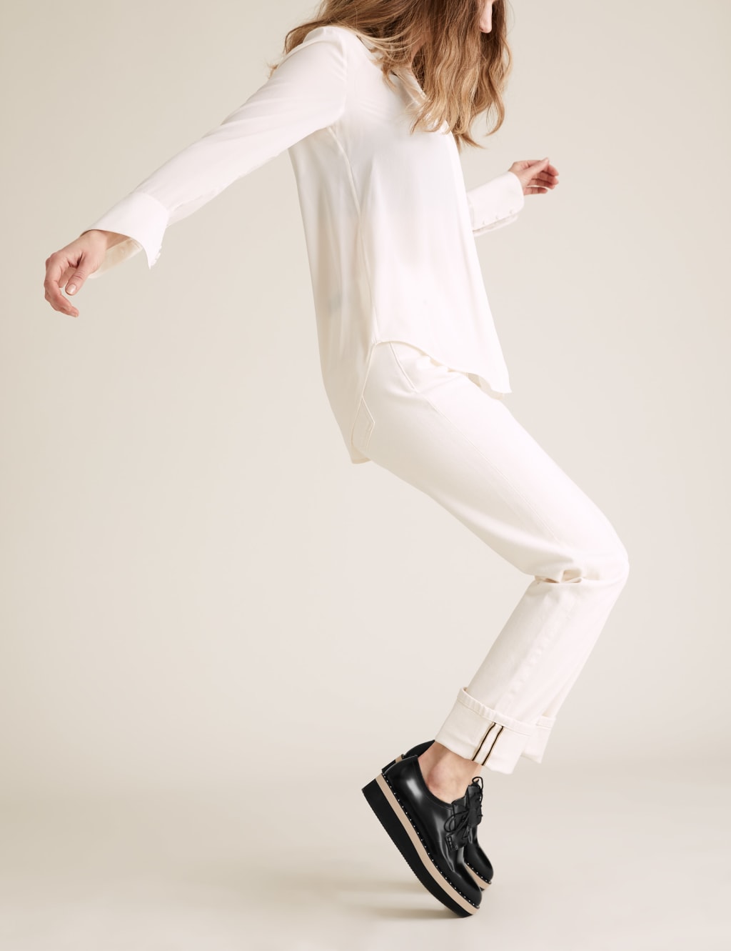 M&s flatform brogues sales