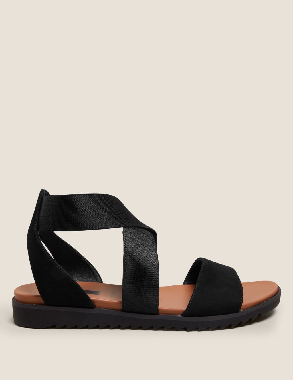 Wide Fit Leather Ankle Strap Flat Sandals 5 of 5