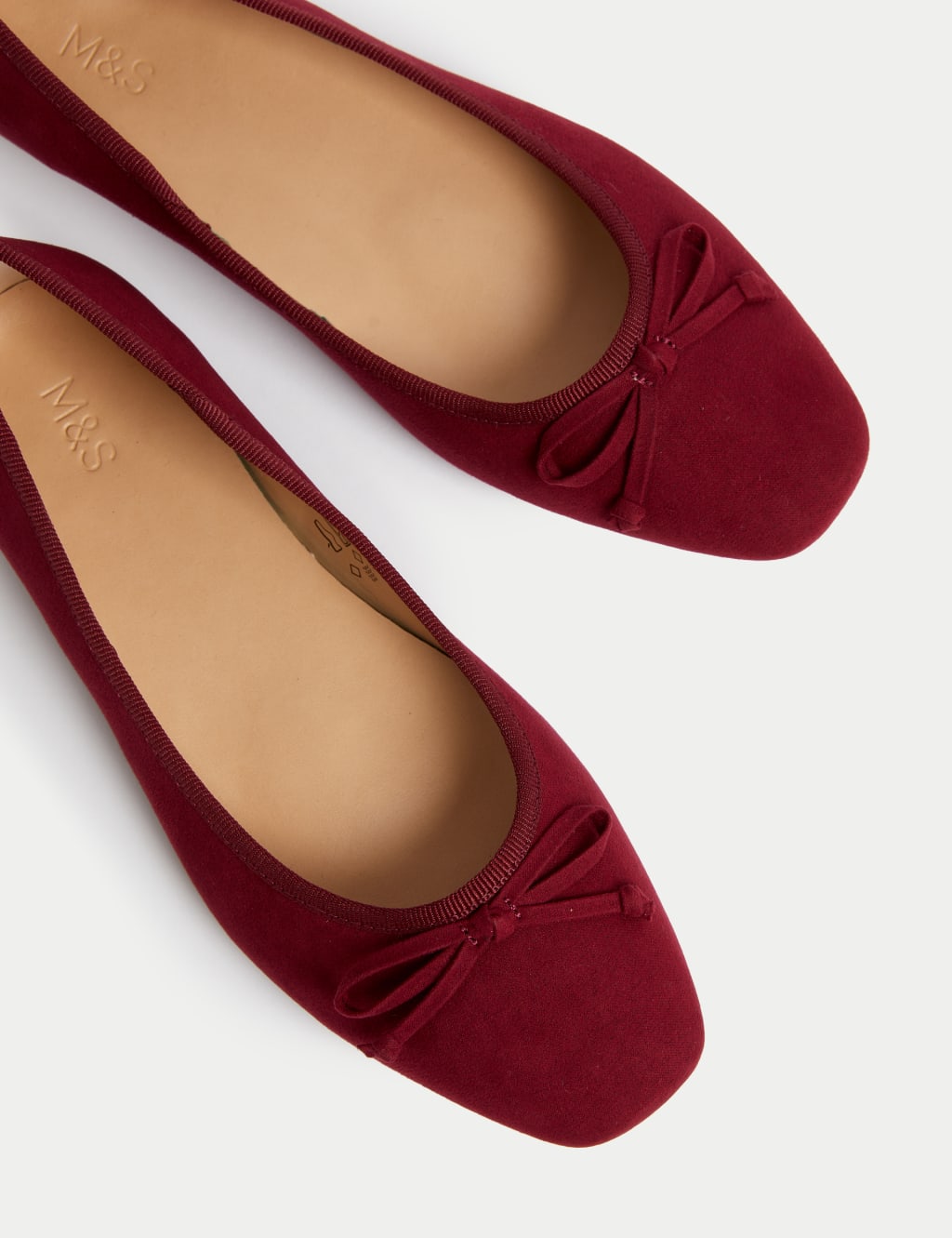 Womens red ballet flat shoes cheap