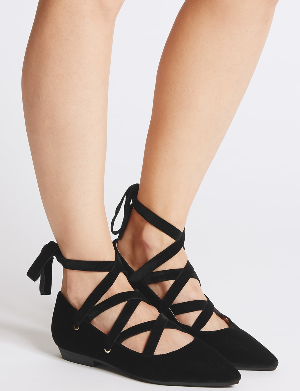 Lace up Pump Shoes M S Collection M S