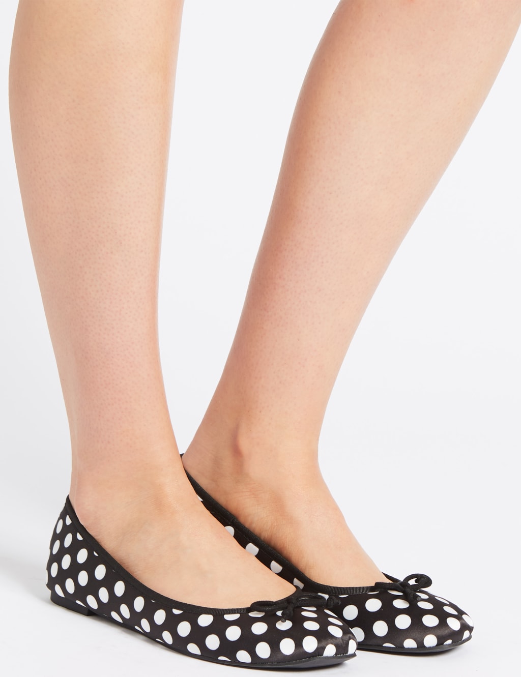 Polka Dot Ballerina Pumps M S Collection M S