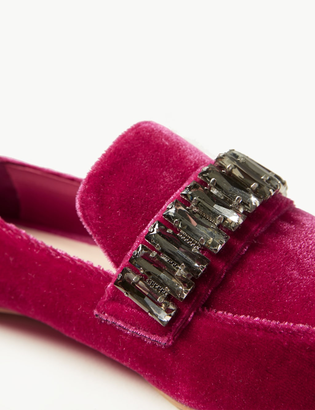 Jewel Trim Square Toe Loafers 5 of 6