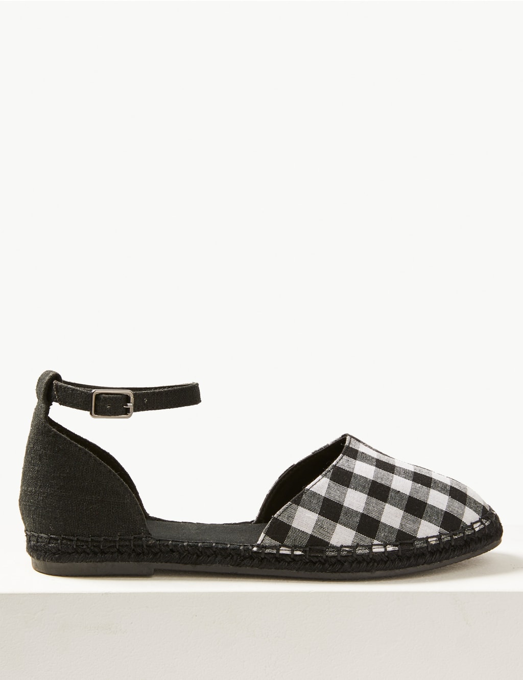 Almond Toe Gingham Espadrilles 2 of 5