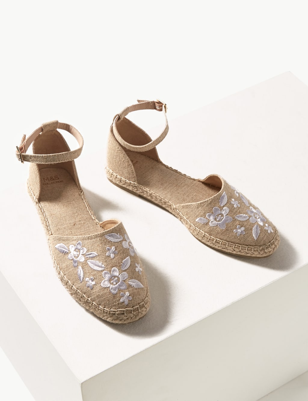 Embroidered Almond Toe Espadrilles 3 of 5