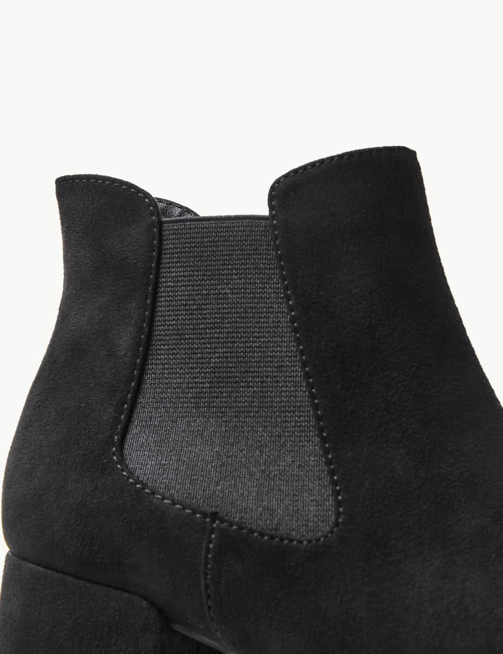 Block Heel Square Toe Chelsea Boots 5 of 6