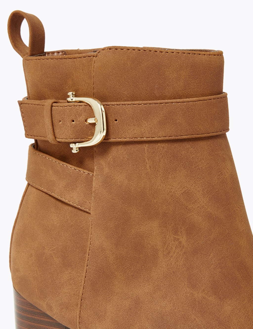 Buckle Block Heel Ankle Boots 3 of 4