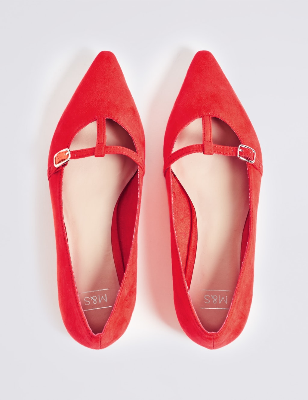 Pointed T Bar Pump Shoes M S Collection M S