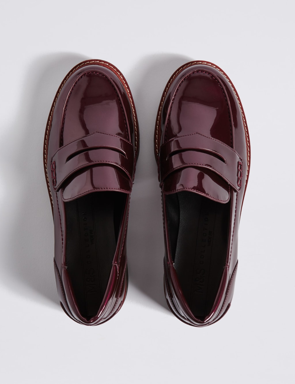 Wide Fit Cleat Sole Loafers 4 of 6
