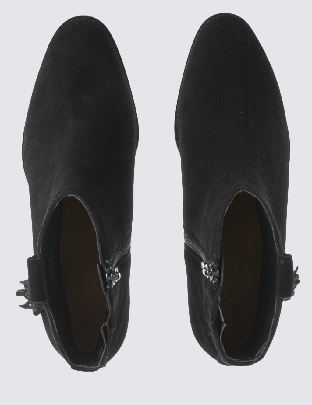 Wide Fit Leather Block Heel Ankle Boots 3 of 5