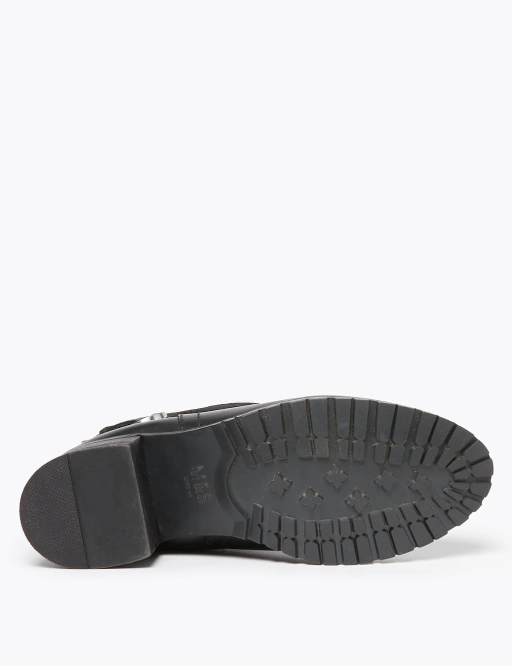 Wide Fit Leather Buckle Detail Ankle Boots 5 of 5