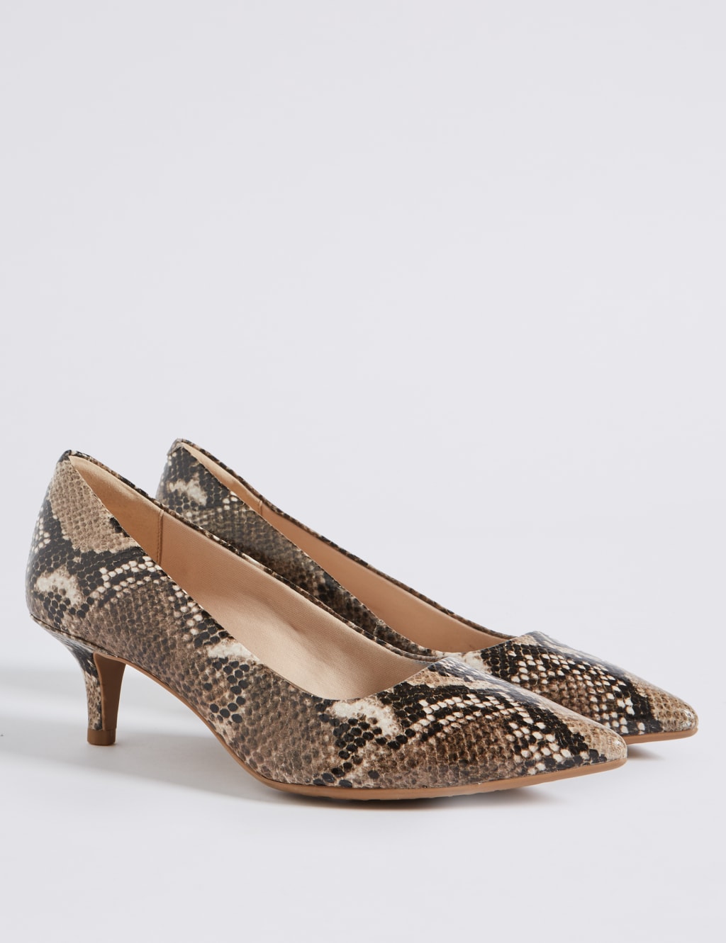 Wide fit snake print heels cheap