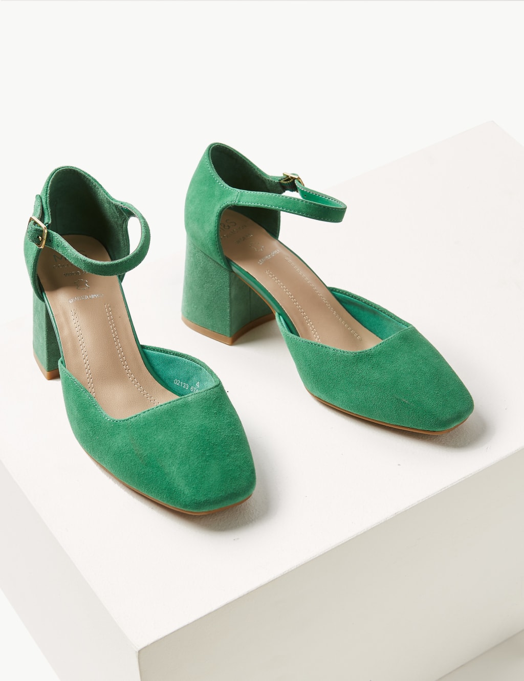 Marks and spencer green shoes best sale