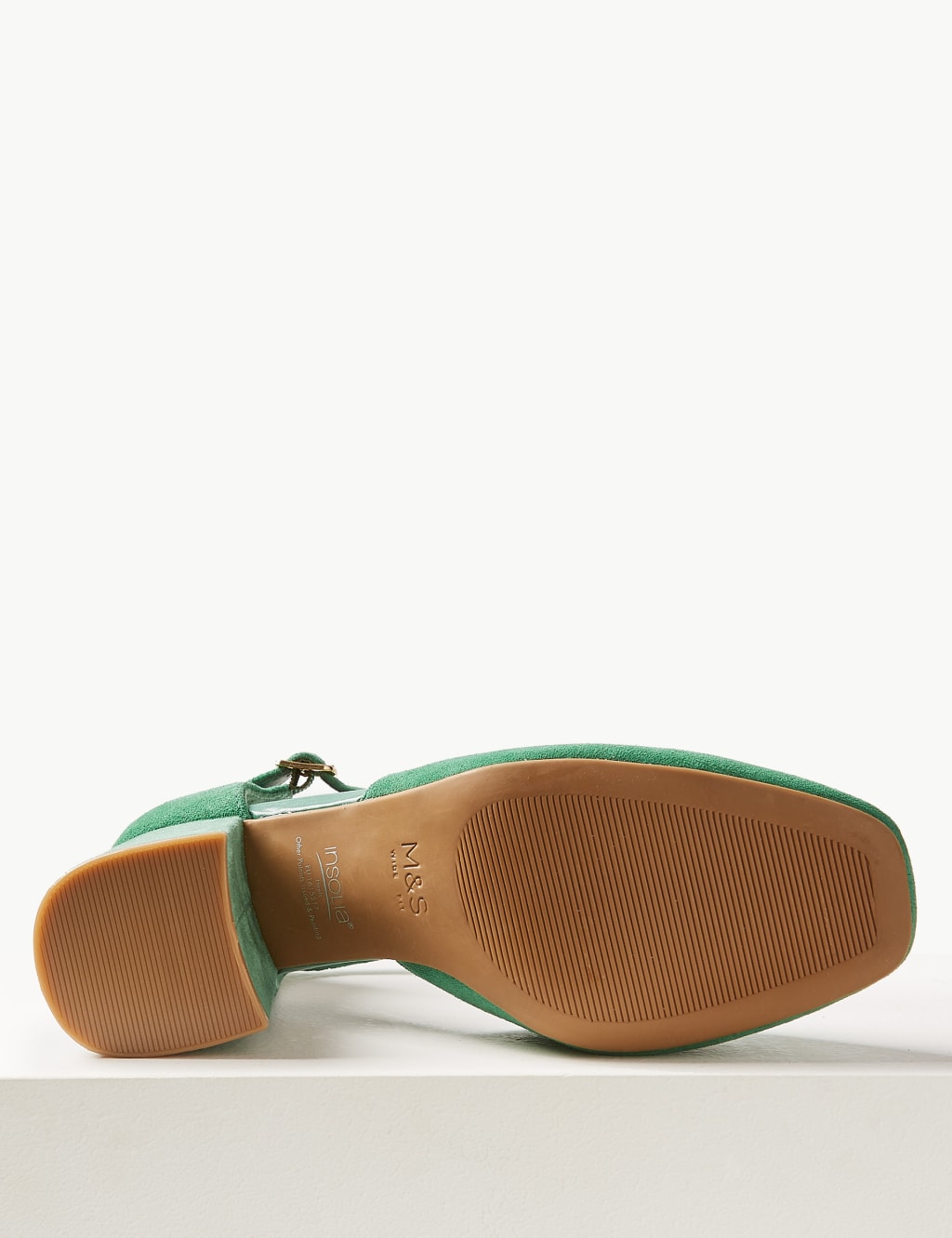 Wide Fit Suede Block Heel Court Shoes 5 of 5