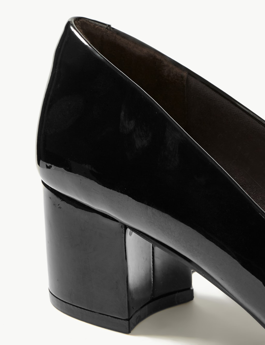 Wide Fit Leather Court Shoes 4 of 6