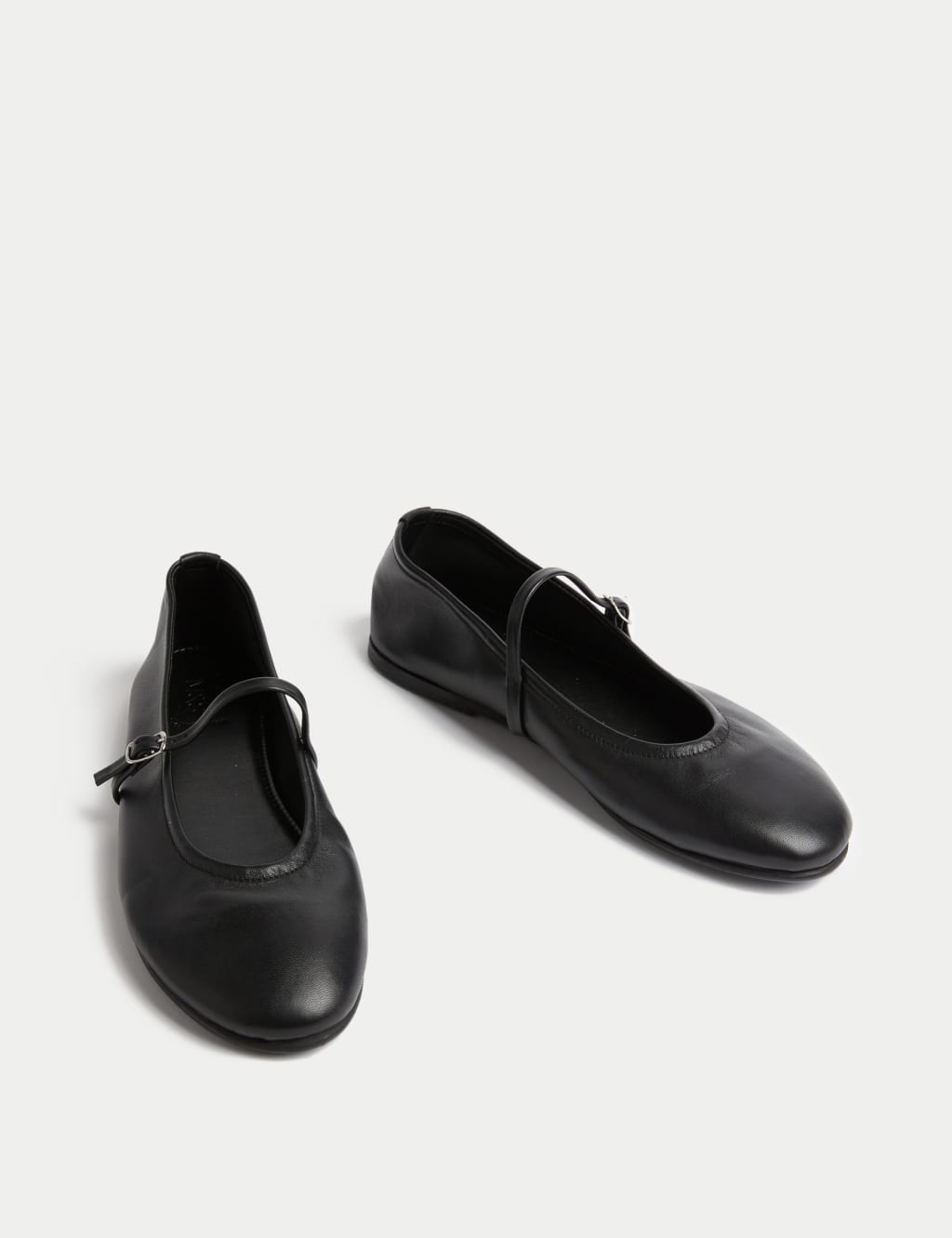 Unlined Leather Mary Jane Ballet Pump 2 of 3
