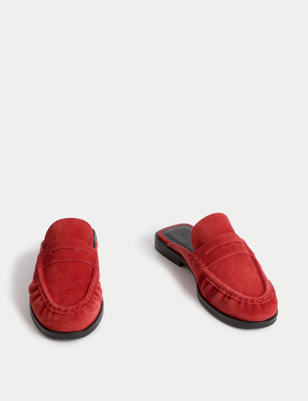 Suede Loafer Mules 2 of 3