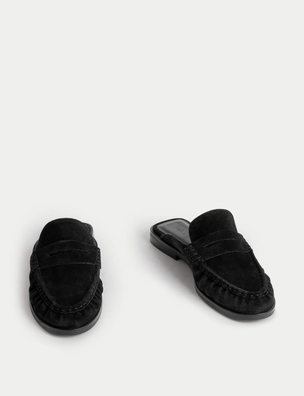 Suede Loafer Mules 2 of 3