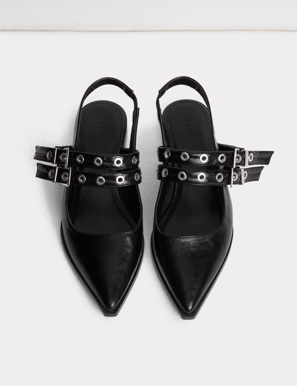 M&s black heeled sandals cheap