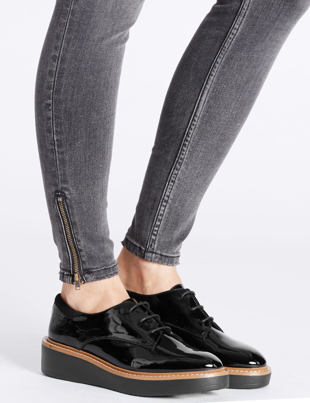 Flatform brogue deals