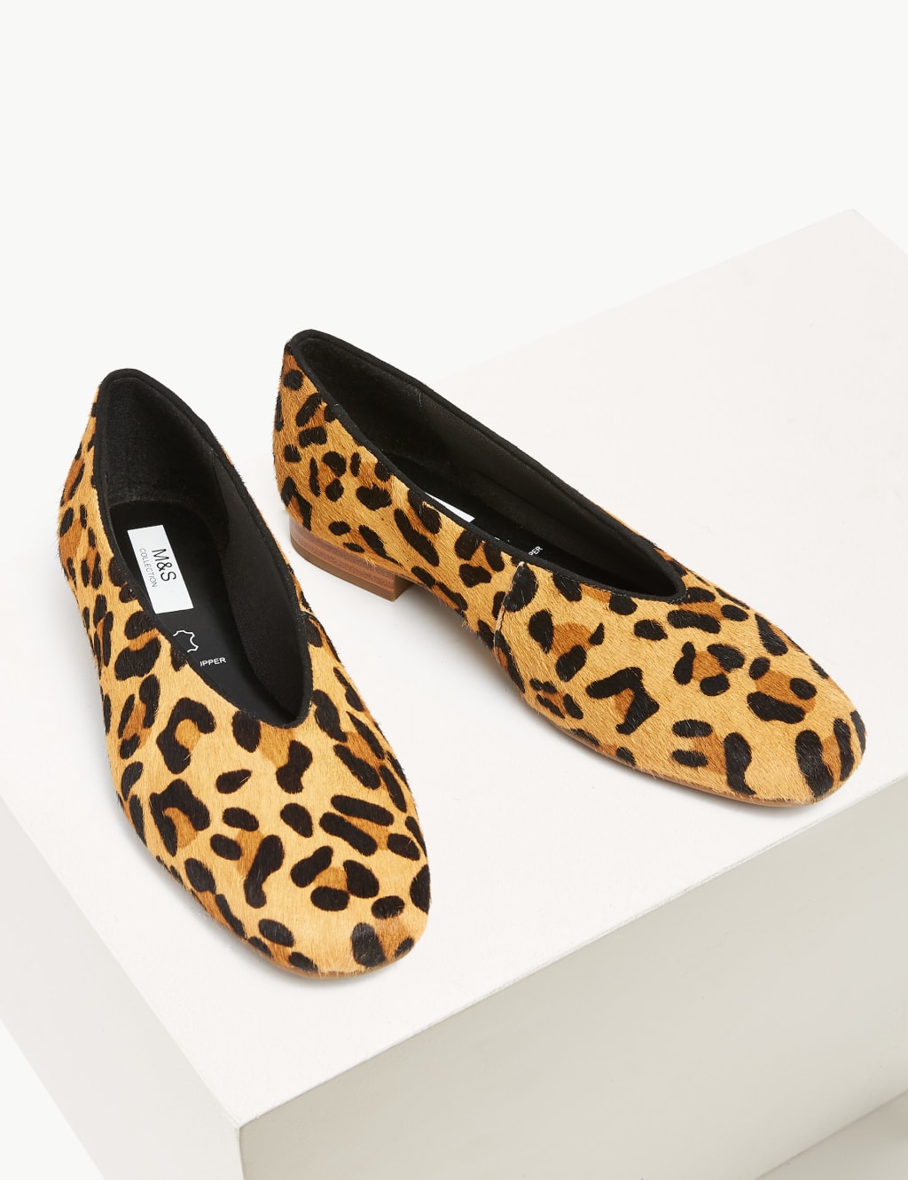 Marks and spencer leopard shoes sales