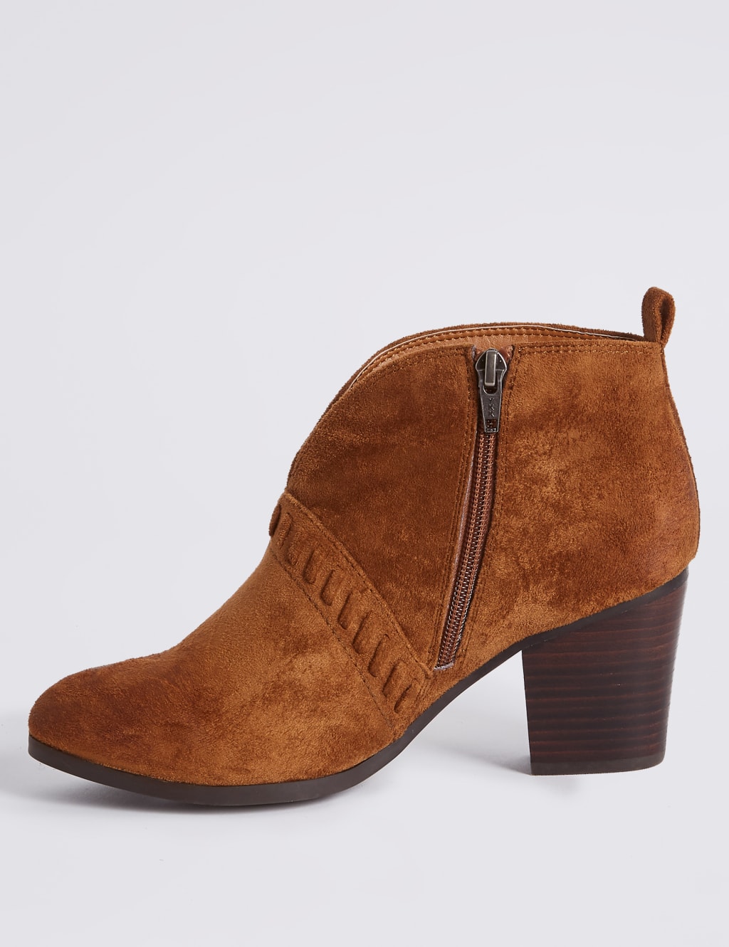Extra Wide Fit Block Heel Ankle Boots M S Collection M S