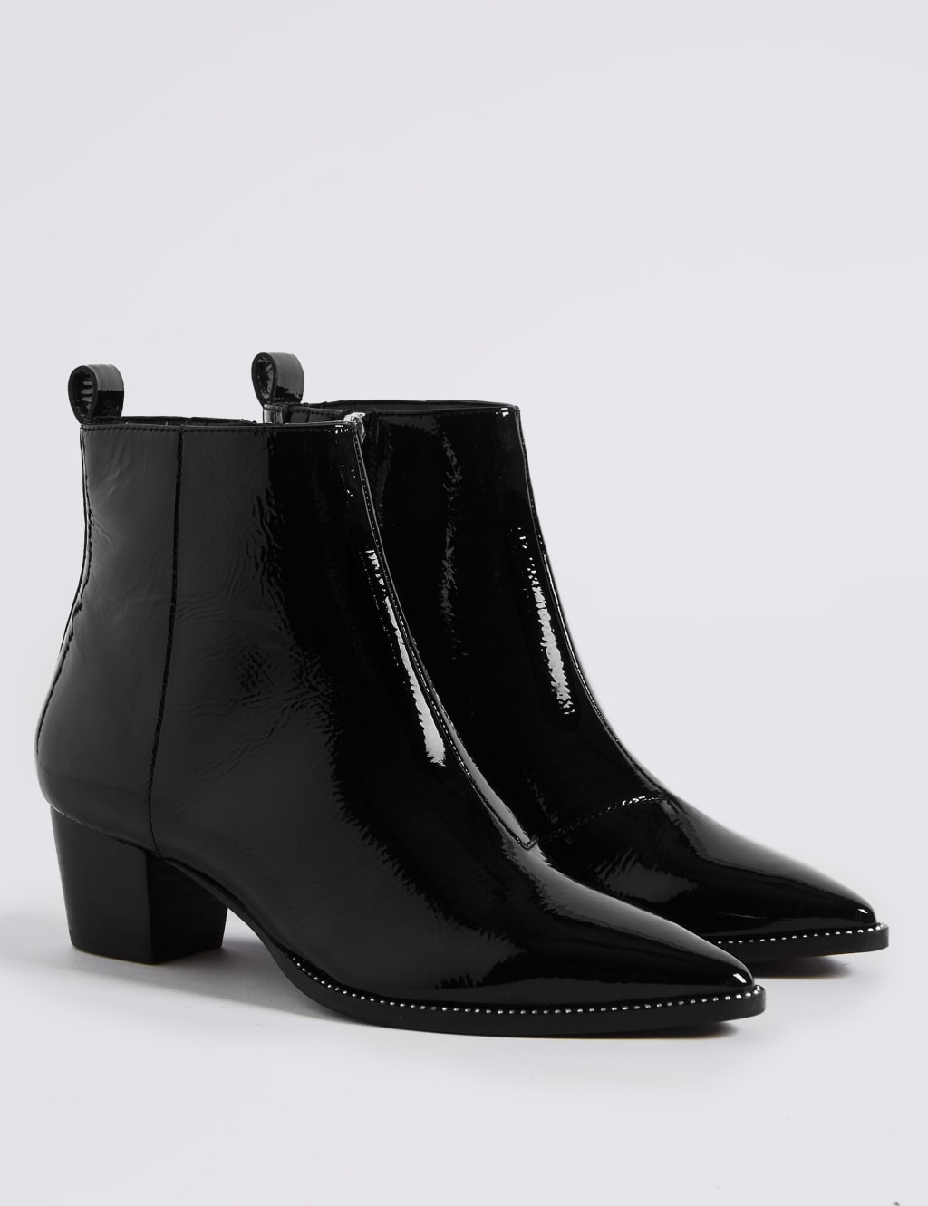 Women's studded ankle boots uk top