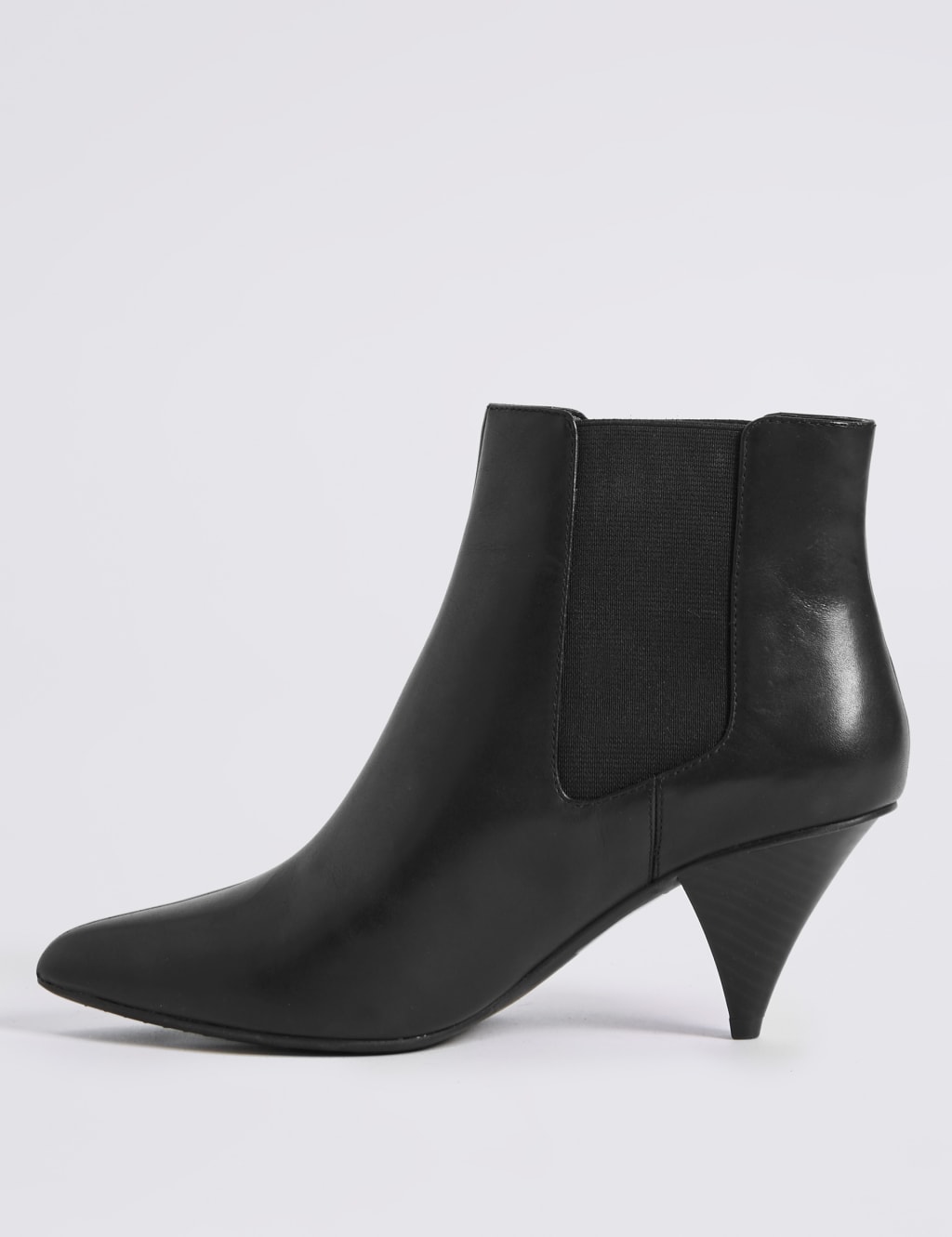 Cone heel boots uk best sale