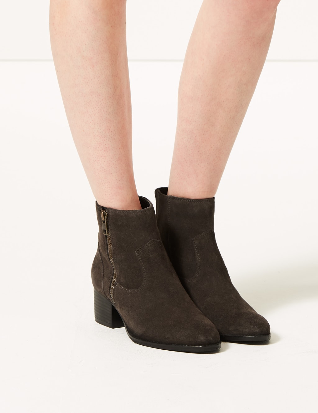M&s suede ankle boots hot sale