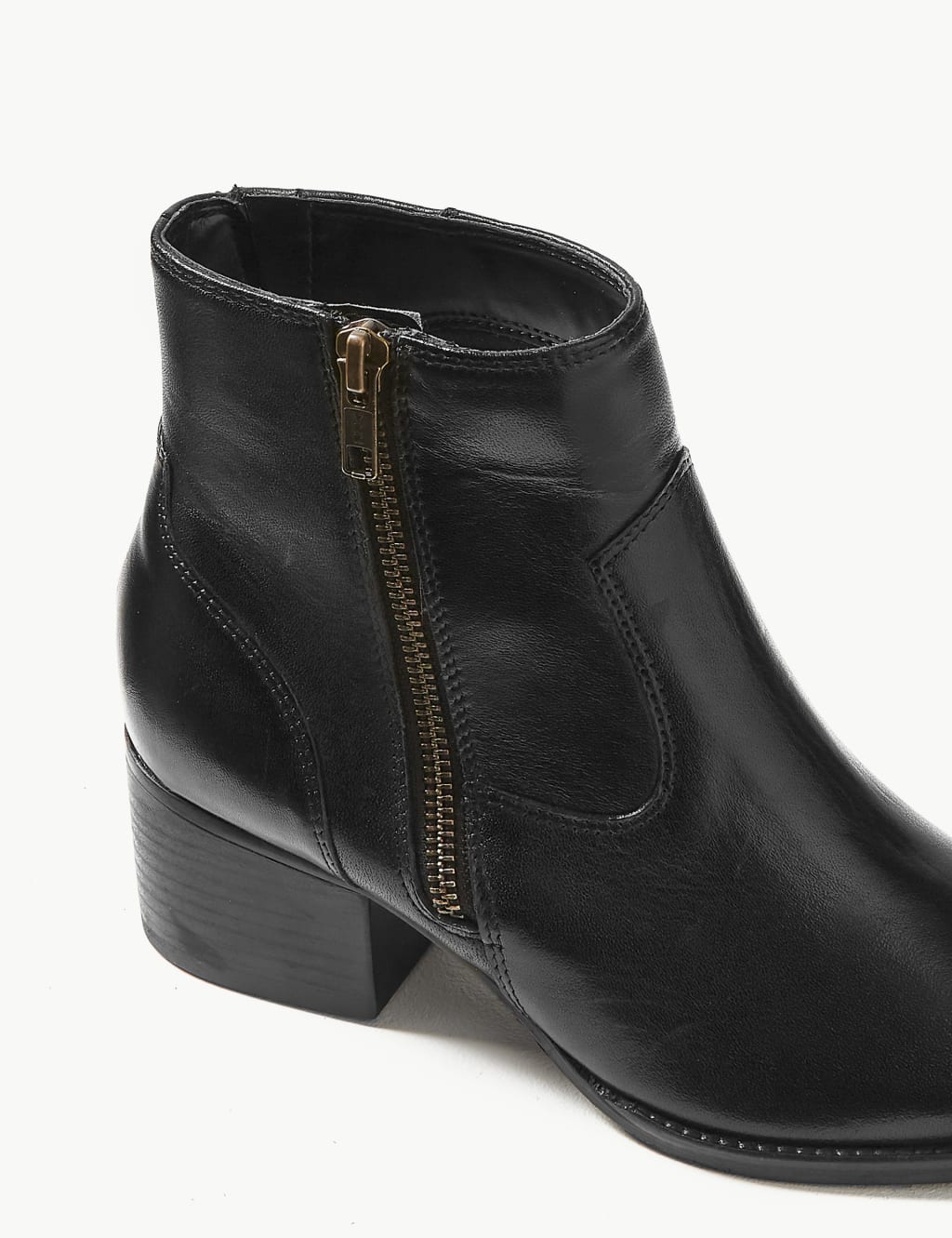 Real leather ankle boots clearance