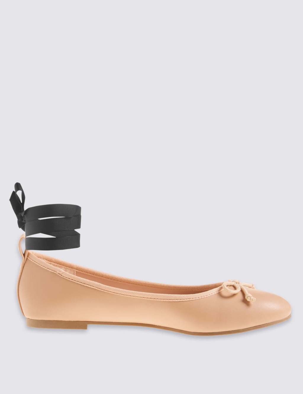 Ankle Tie Ballet Pumps 2 of 5
