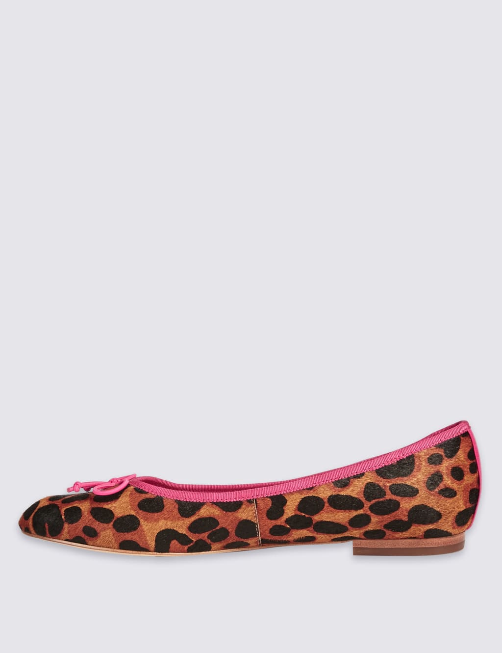 Leather Leopard Print Pump Shoes 5 of 6