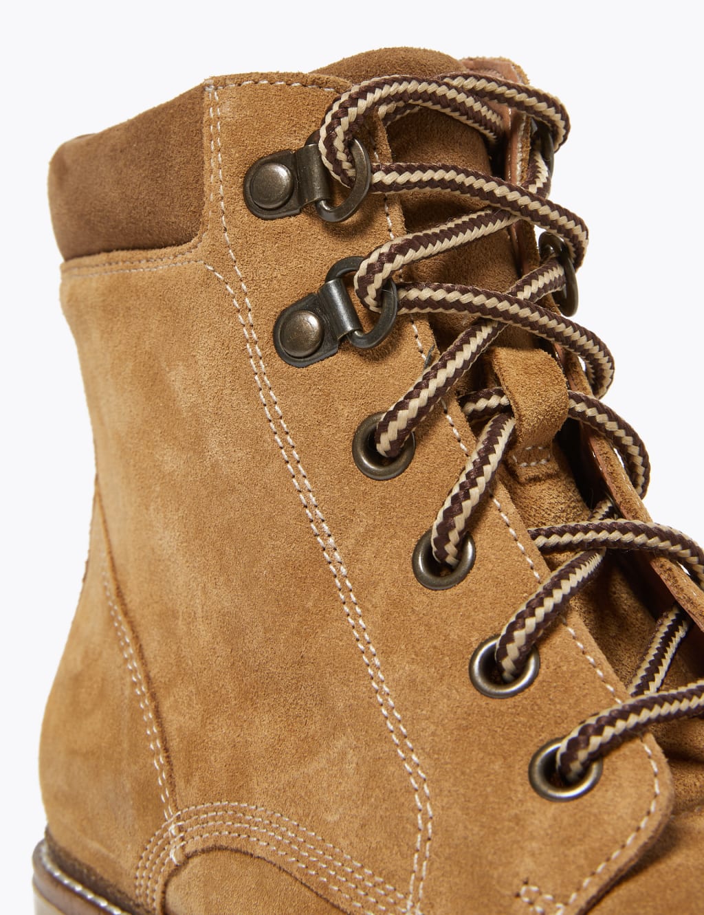 Suede Hiker Lace Up Walking Boots M S Collection M S