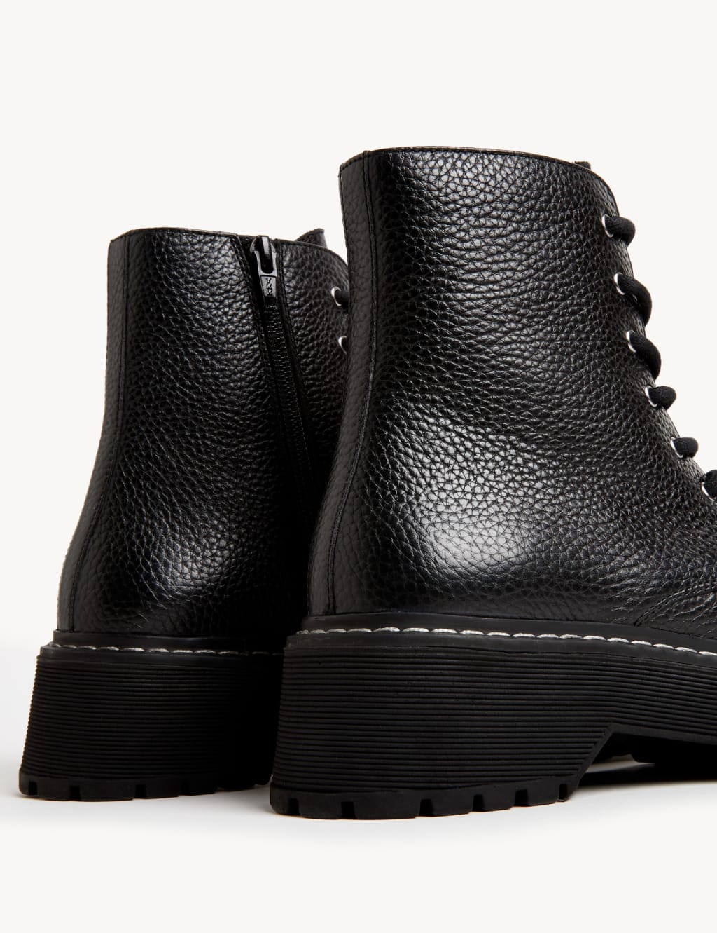 Flatform lace up boots deals