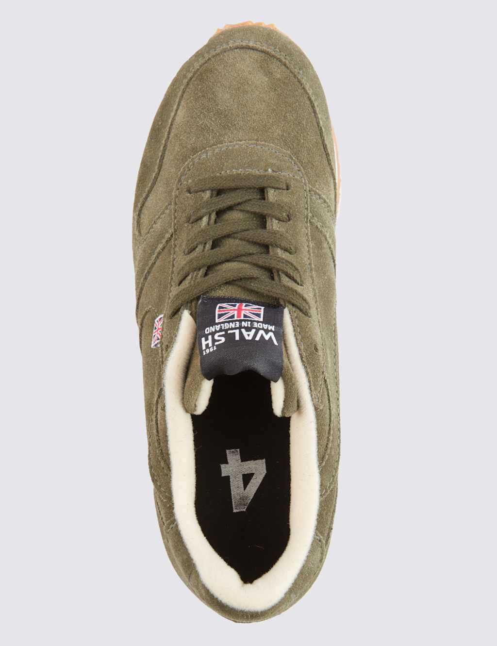 Suede Lace Up Trainers 4 of 5