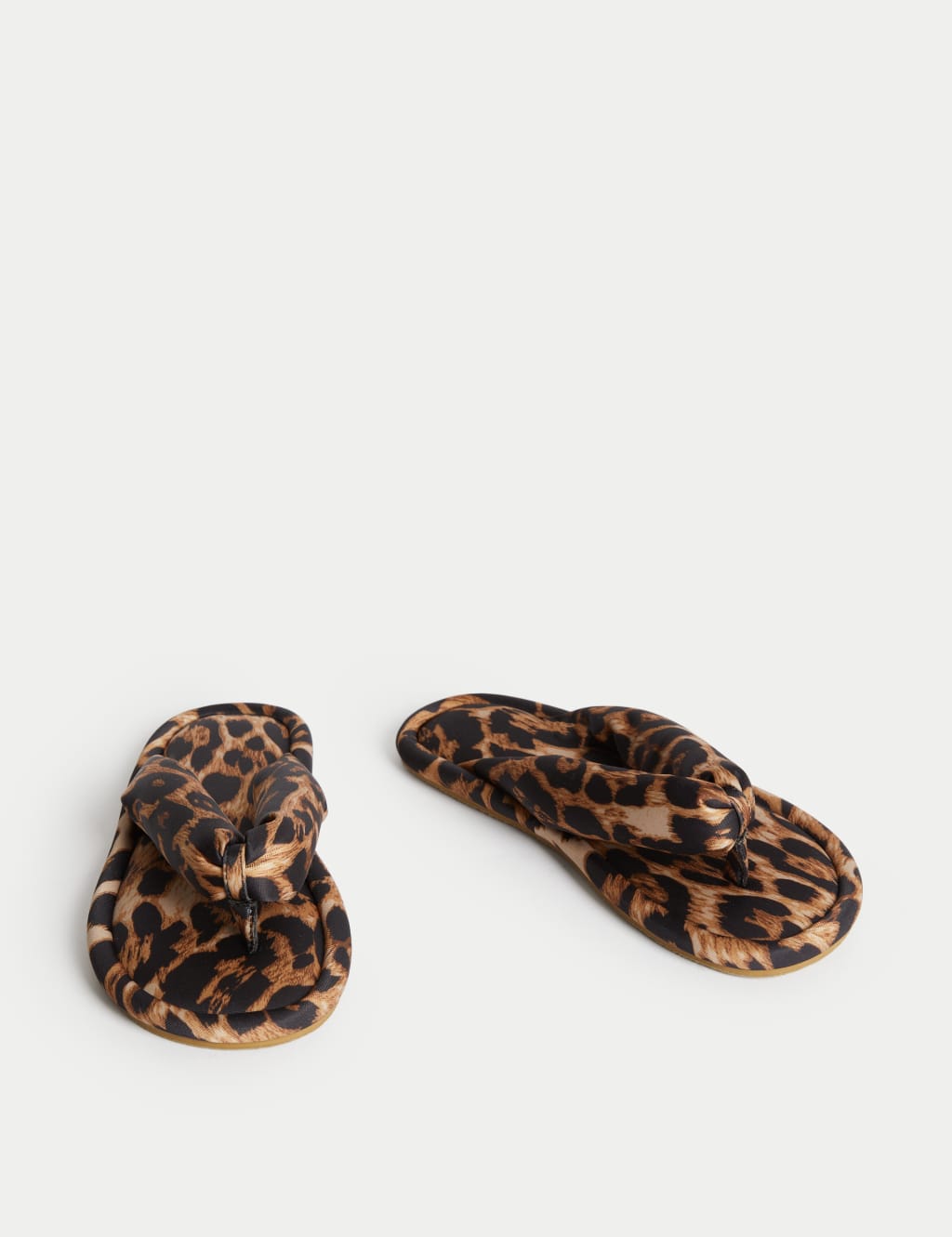 Leopard Print Slider Slippers 2 of 3