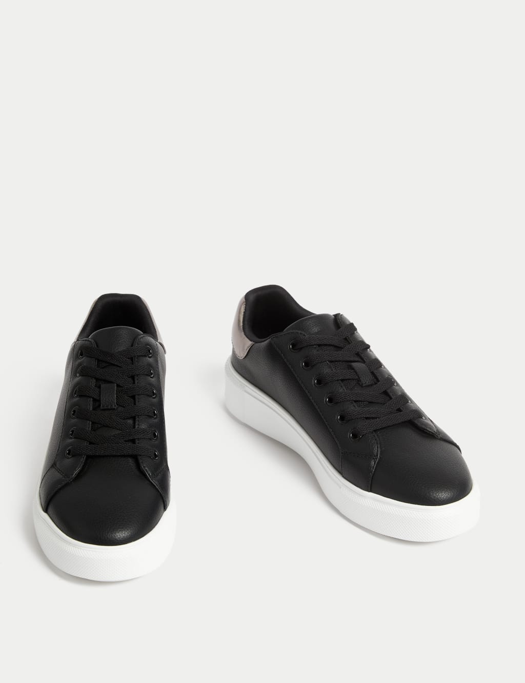 Lace Up Platform Trainers 2 of 3