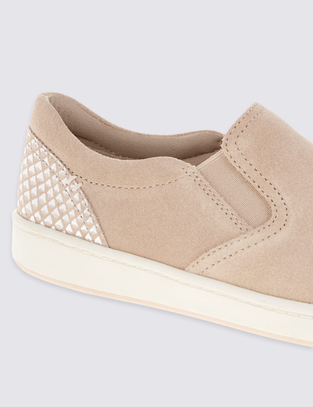 Suede Slab Sole Trainers 6 of 6